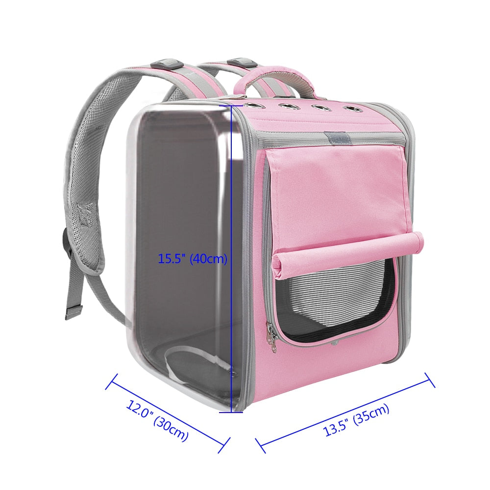 Clear View Breathable Pet Backpack