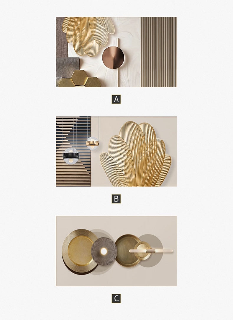 Lux Minimalist Abstract Gold Canvas Print