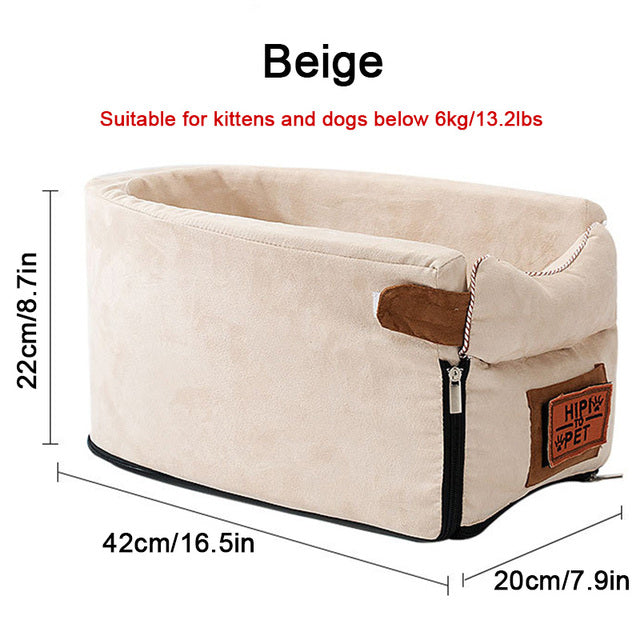 Portable Pet Console Car Seat