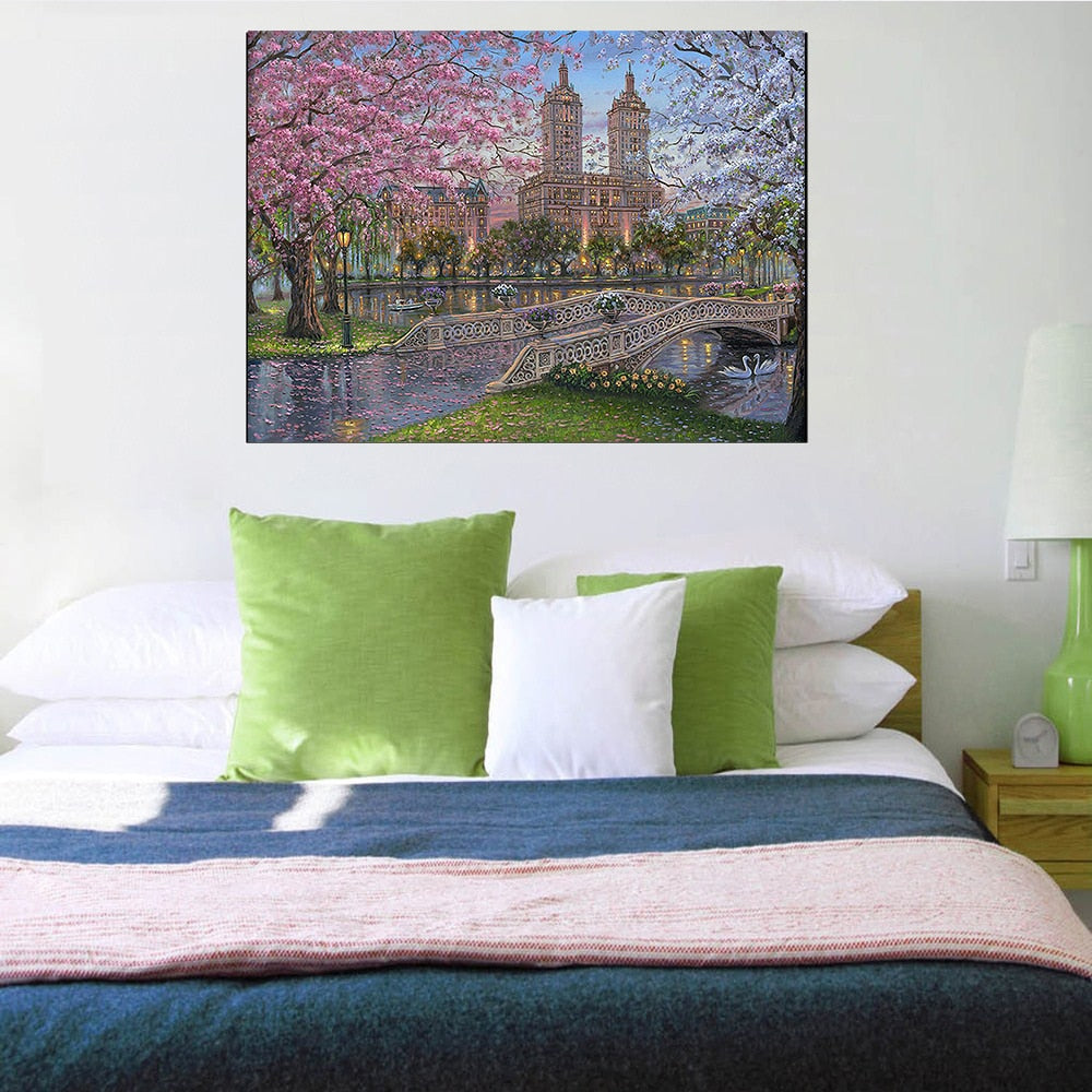 Landscape DIY Mosaic Painting Decor