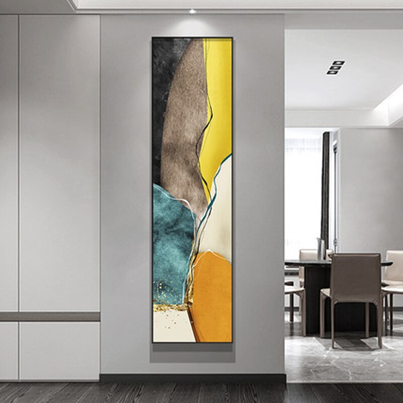 Coral Aura Abstract Canvas Print