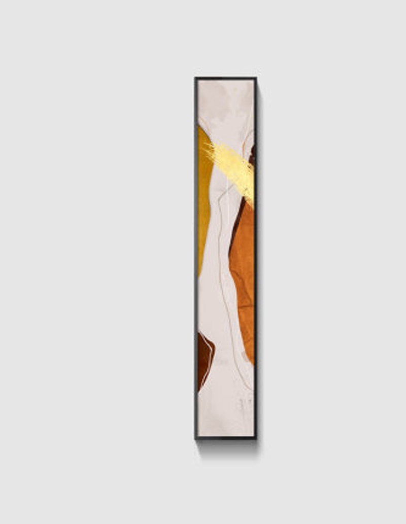 Coral Aura Abstract Canvas Print