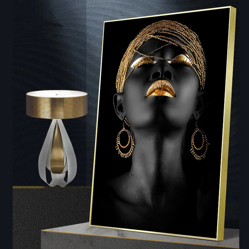Gold Ornaments Canvas Print