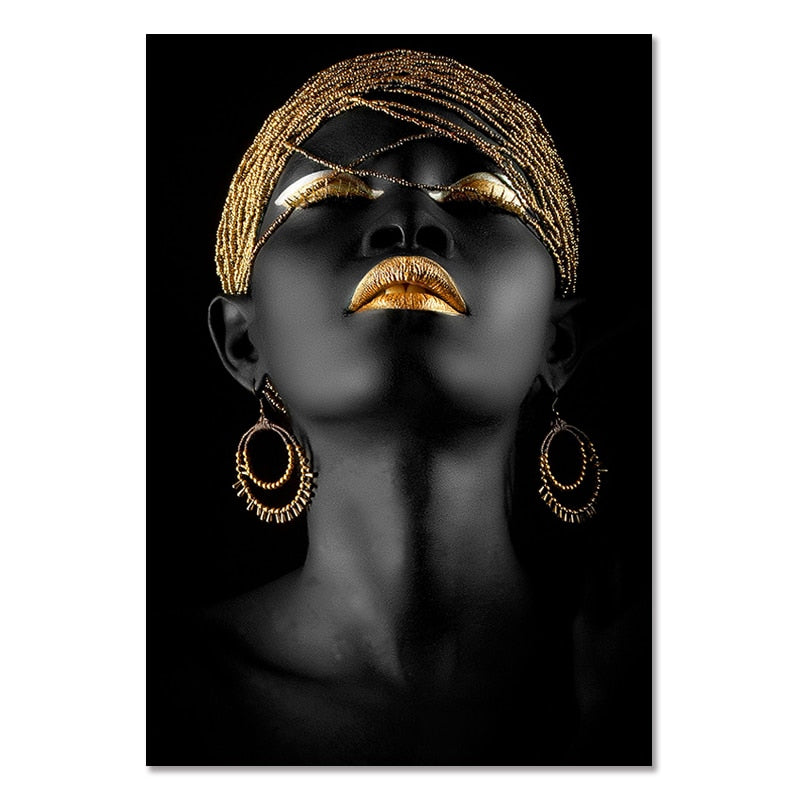 Gold Ornaments Canvas Print