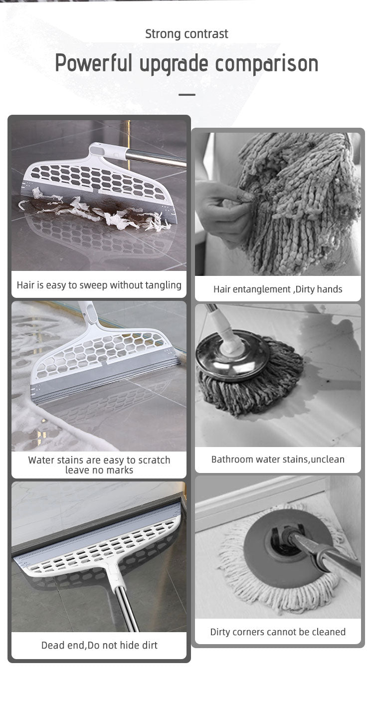 Adjustable Silicone Sweeping Broom