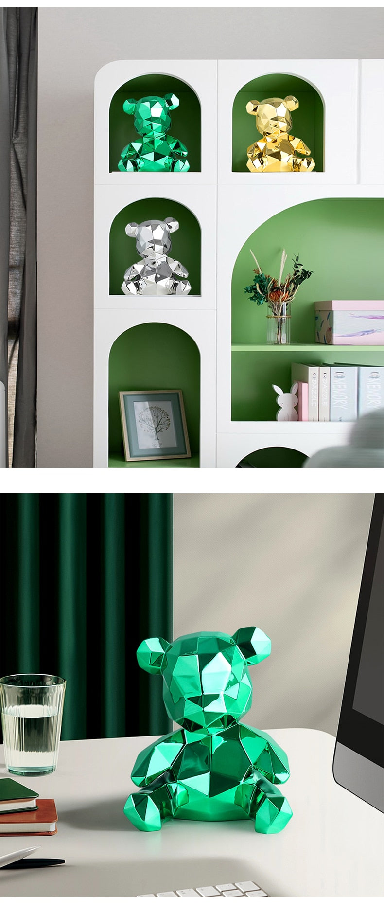 Prism Modern Bear Decor