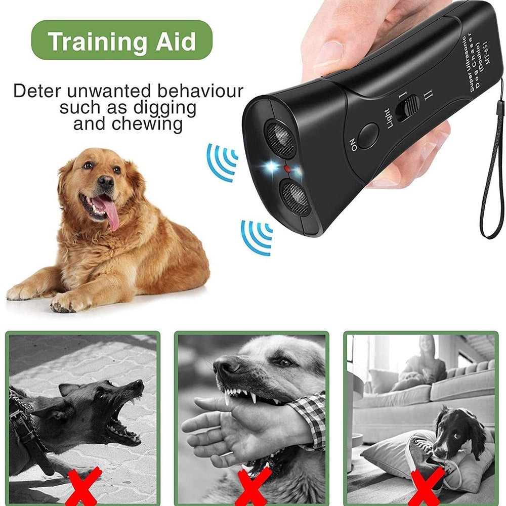 Dog Anti-barking Training LED Device