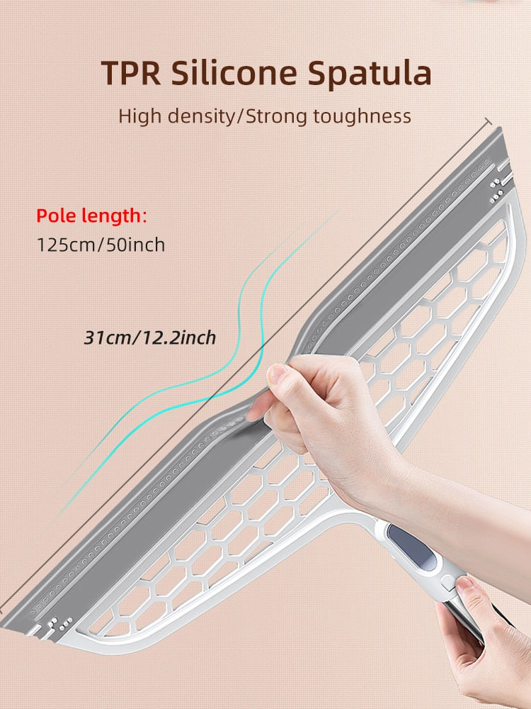 Adjustable Silicone Sweeping Broom