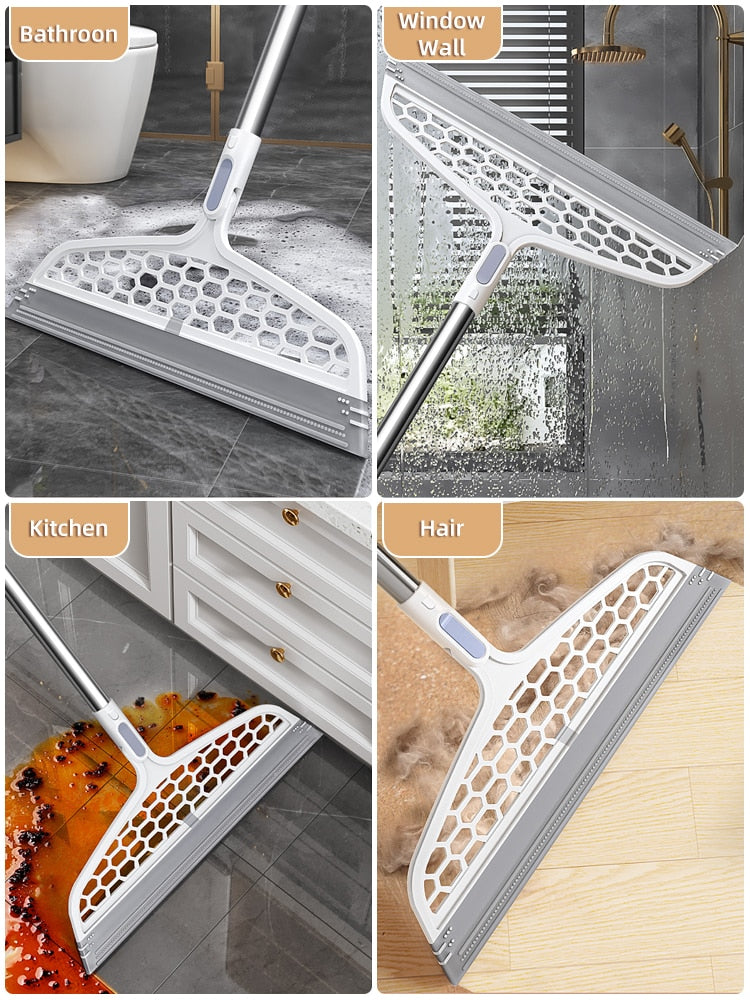 Adjustable Silicone Sweeping Broom