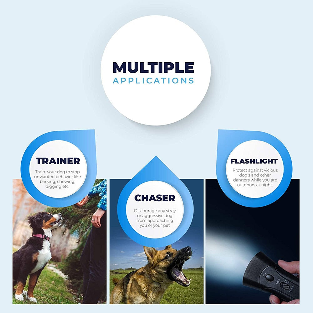 Dog Anti-barking Training LED Device