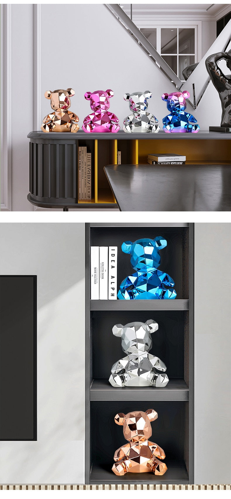 Prism Modern Bear Decor