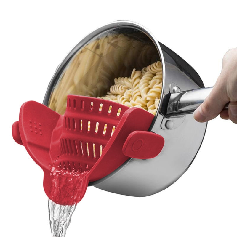 Silicone Kitchen Strainer Clip Drain