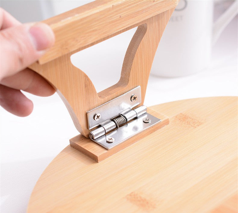 Circle Bamboo Sofa Arm Tray