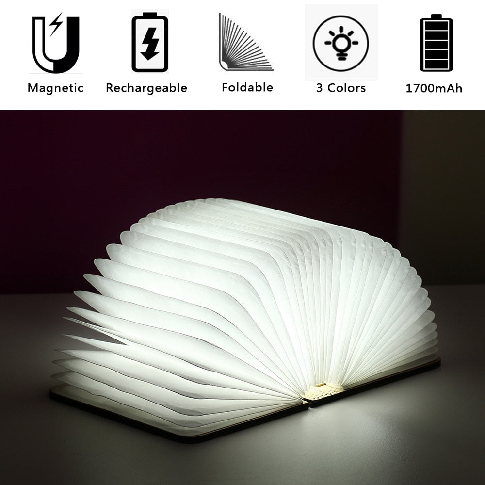 Magic Book Rechargeable Table Lamp