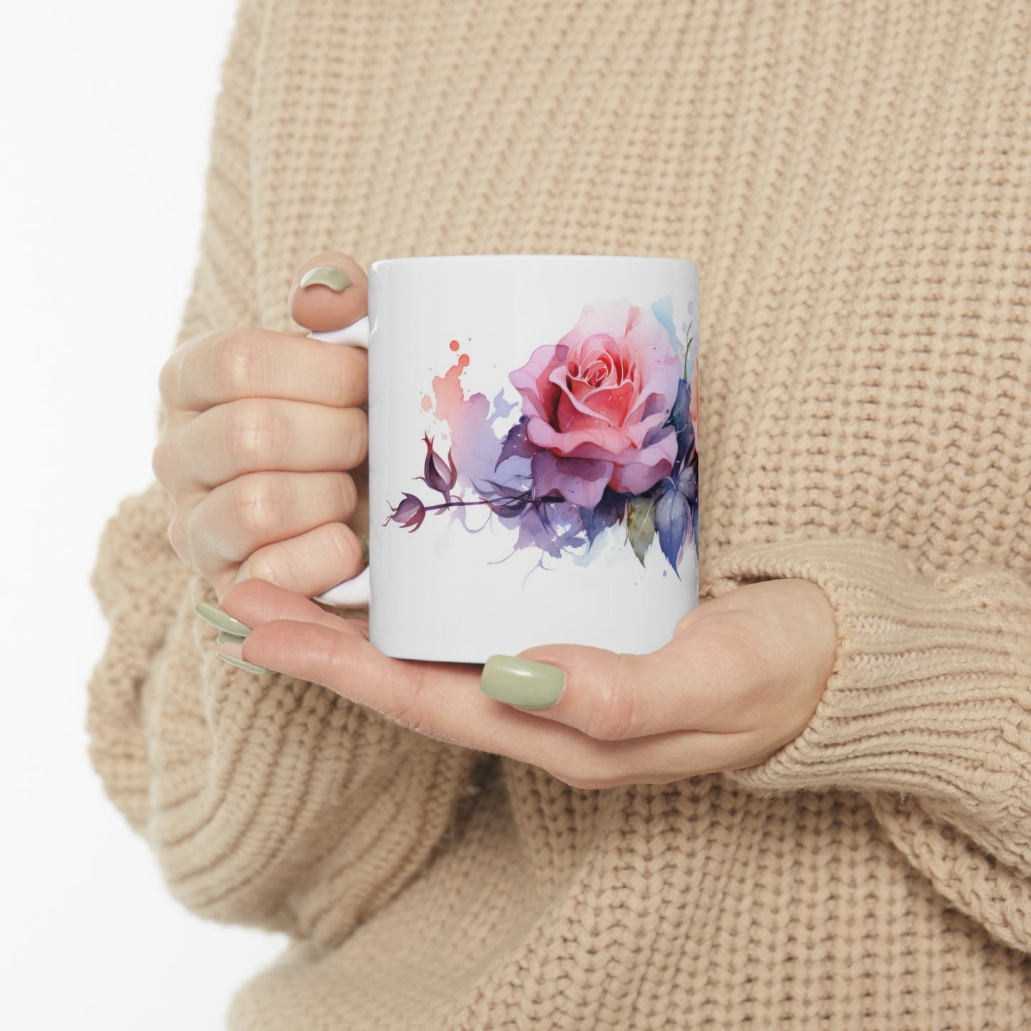 Rose Blossom Ceramic Mug