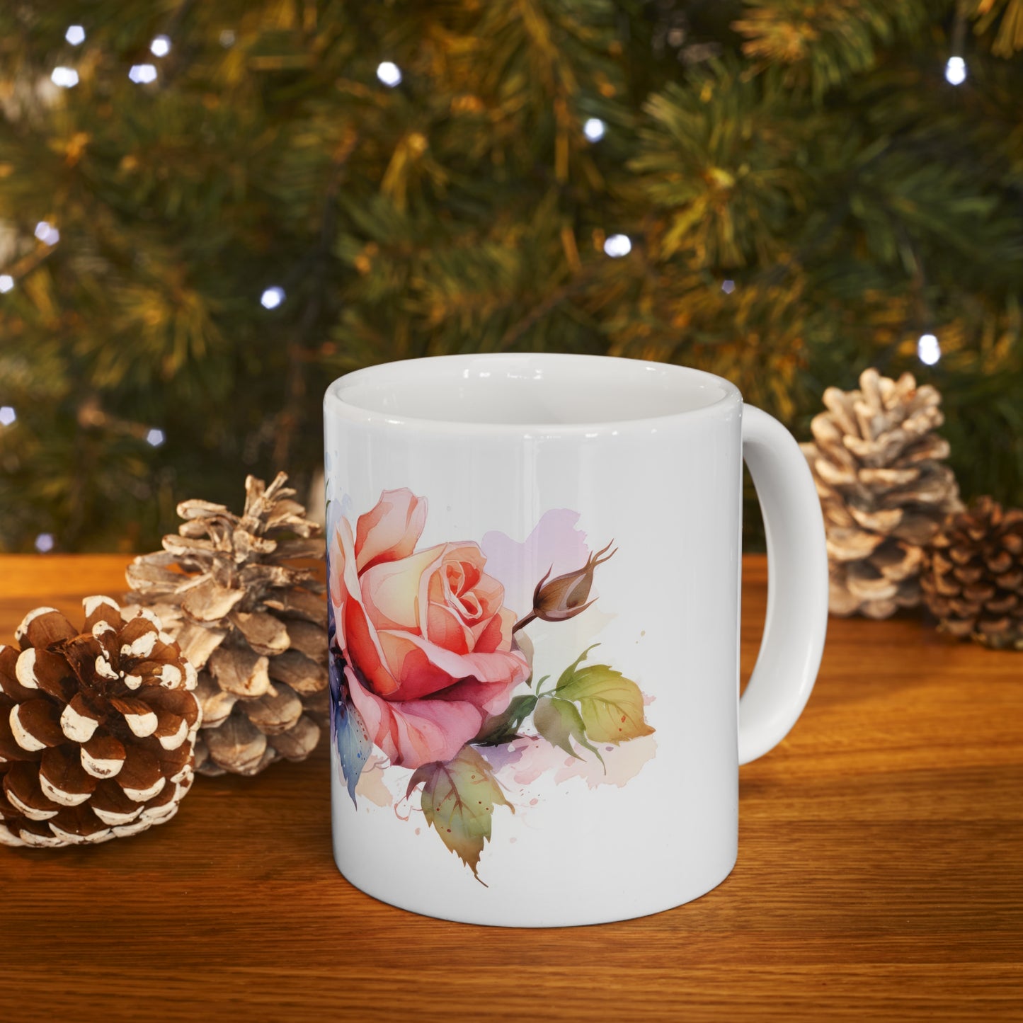 Rose Blossom Ceramic Mug