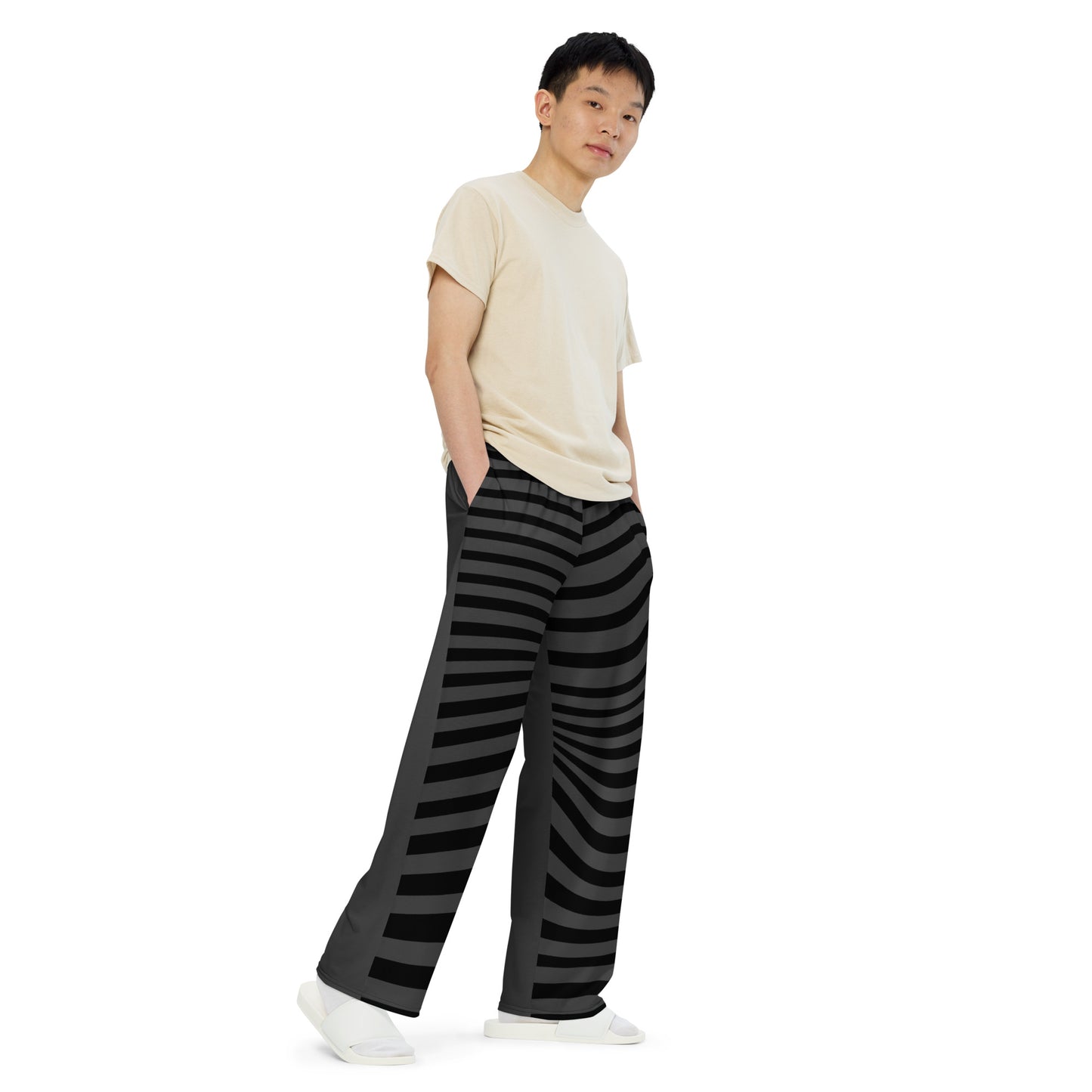 Swirl Unisex Wide-leg Pants