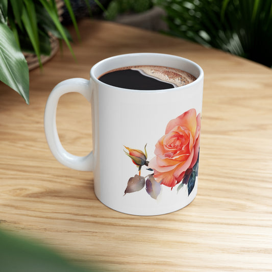 Floral Bloom Ceramic Mug