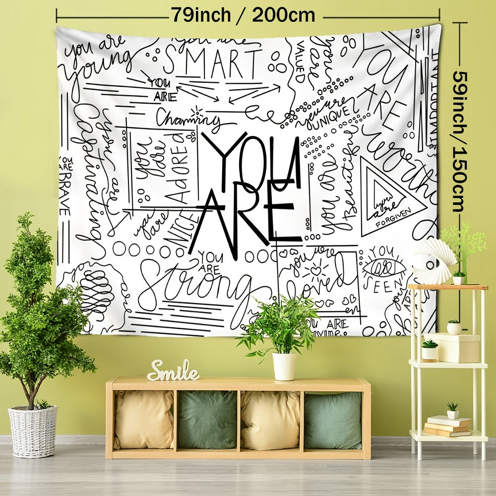 Dream Positive Inspirational Tapestry Decor