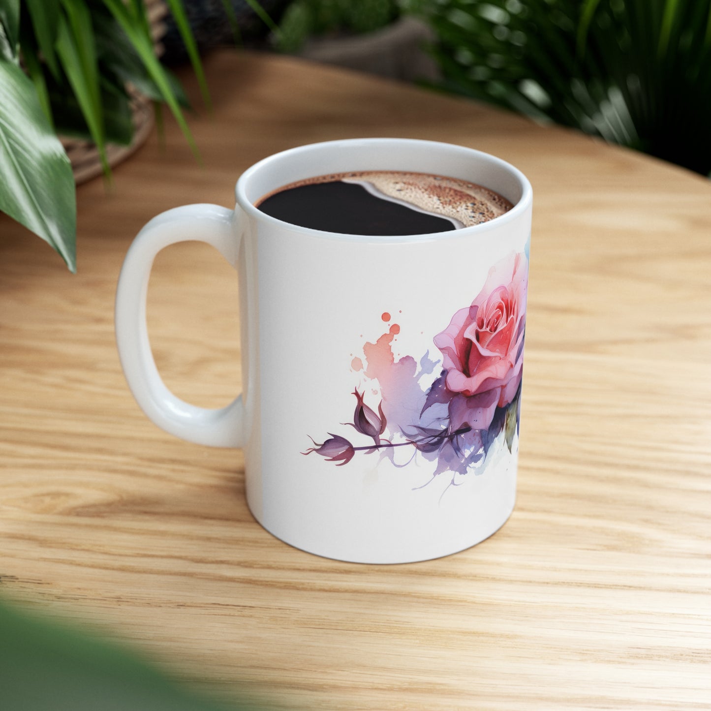 Rose Blossom Ceramic Mug