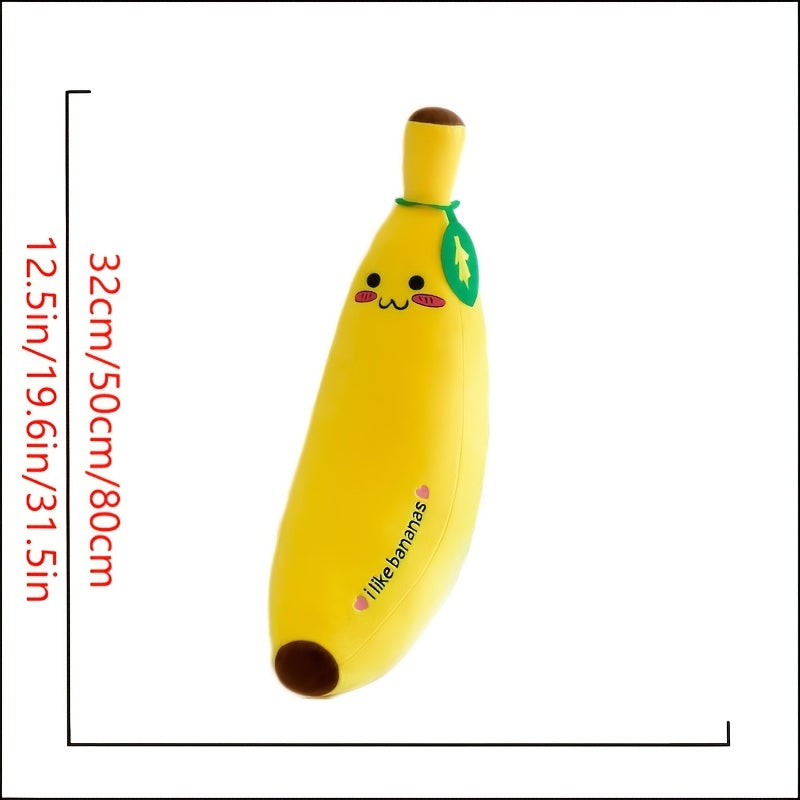Yellow Banana Soft Accent Pillow