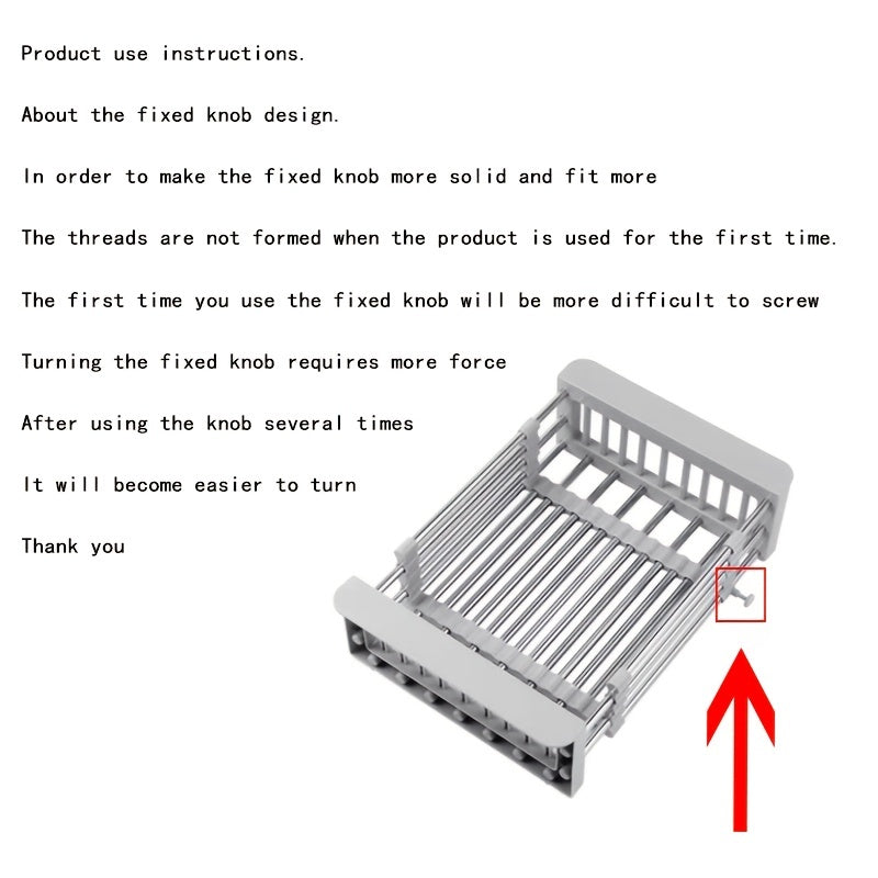 Adjustable Stainless Steel Kitchen Basket