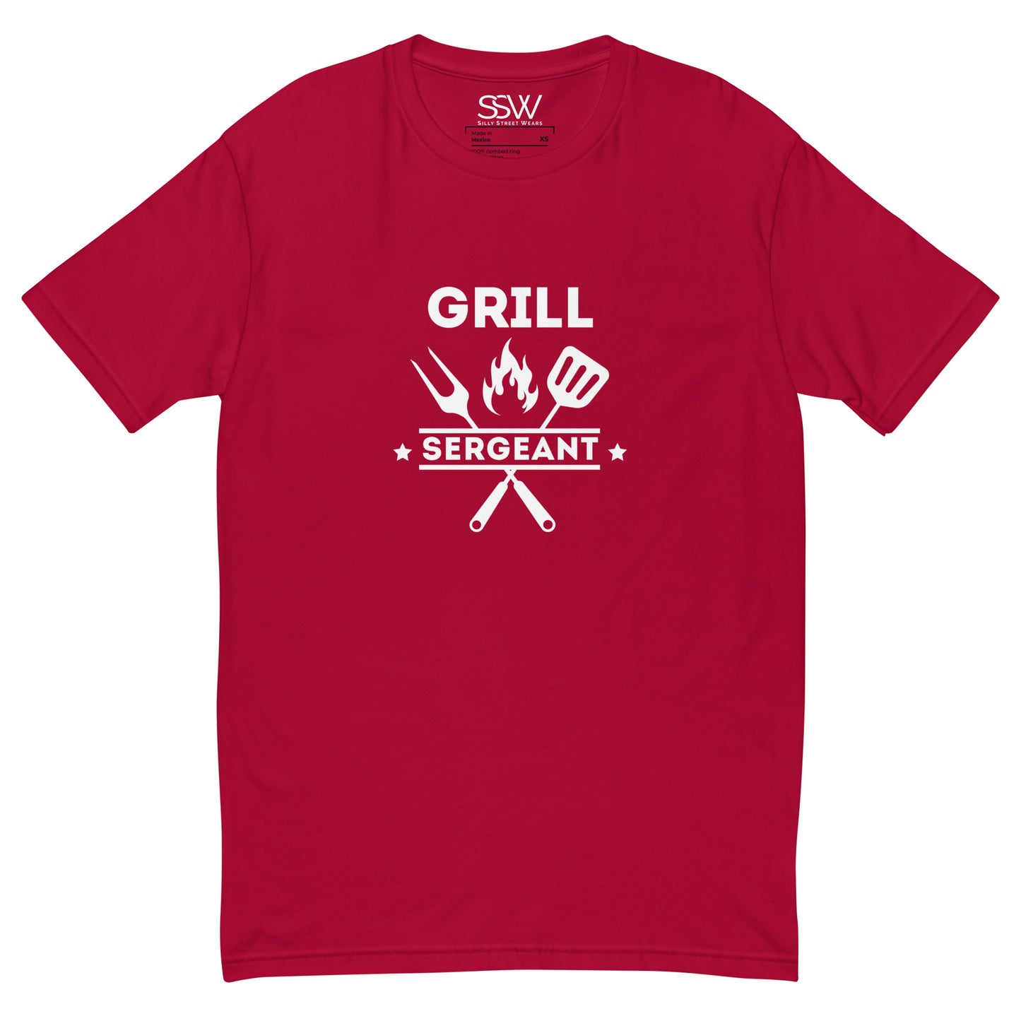 Grill sergeant Fitted T-shirt