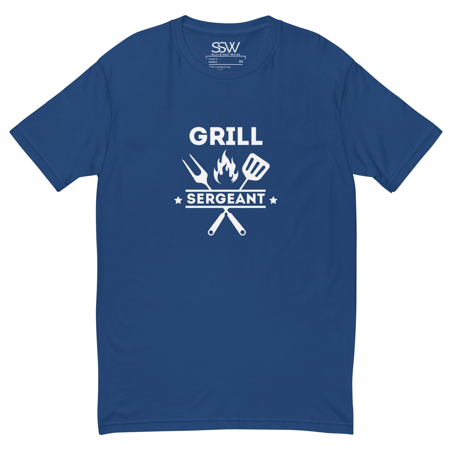 Grill sergeant Fitted T-shirt