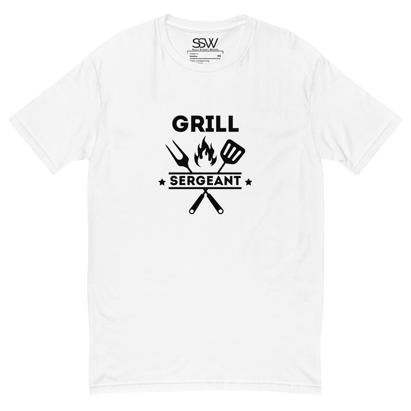 Grill sergeant Fitted T-shirt