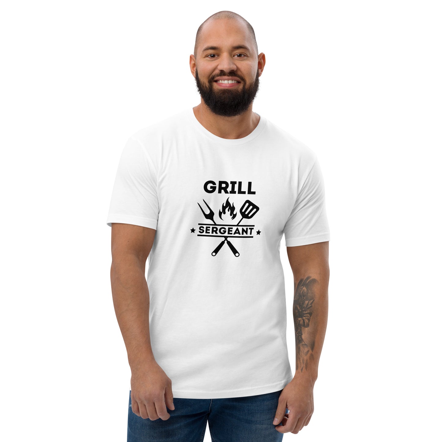 Grill sergeant Fitted T-shirt