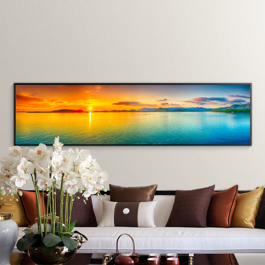 Surreal Sunrise Landscape Canvas Print