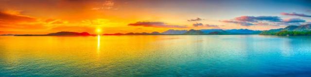 Surreal Sunrise Landscape Canvas Print
