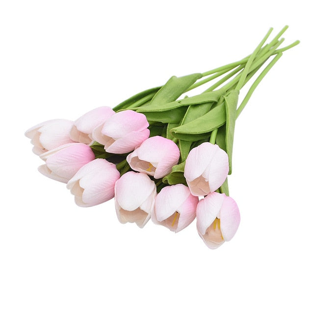 Artificial Tulip Bouquet Decor freeshipping - khollect