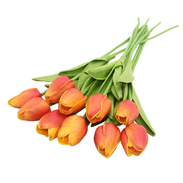 Artificial Tulip Bouquet Decor freeshipping - khollect