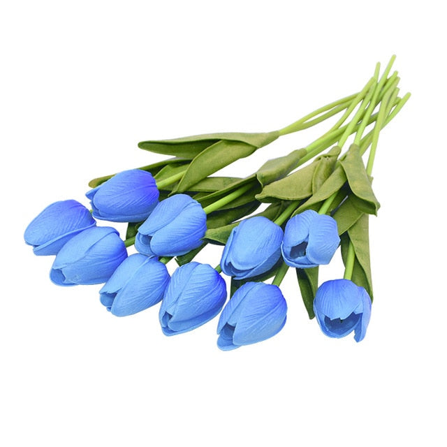 Artificial Tulip Bouquet Decor freeshipping - khollect