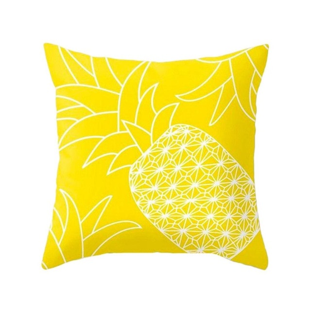 Yellow Themed Decorative Pillow Covers freeshipping - khollect