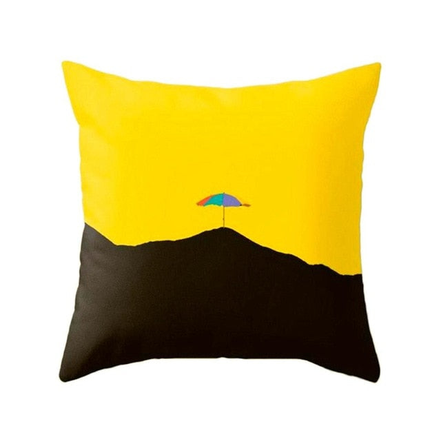 Yellow Themed Decorative Pillow Covers freeshipping - khollect