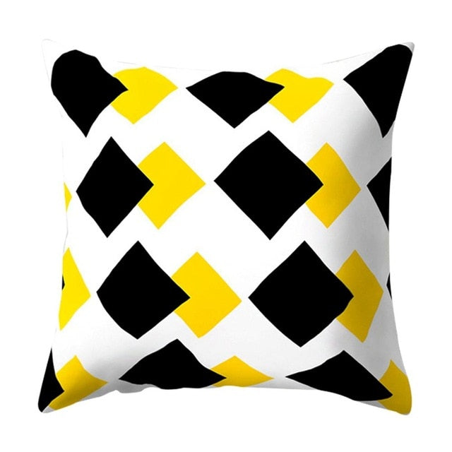 Yellow Themed Decorative Pillow Covers freeshipping - khollect