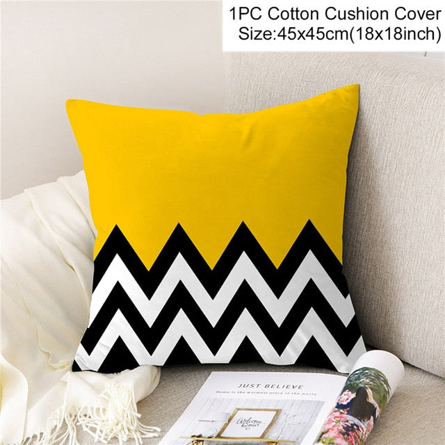 Yellow Themed Decorative Pillow Covers freeshipping - khollect