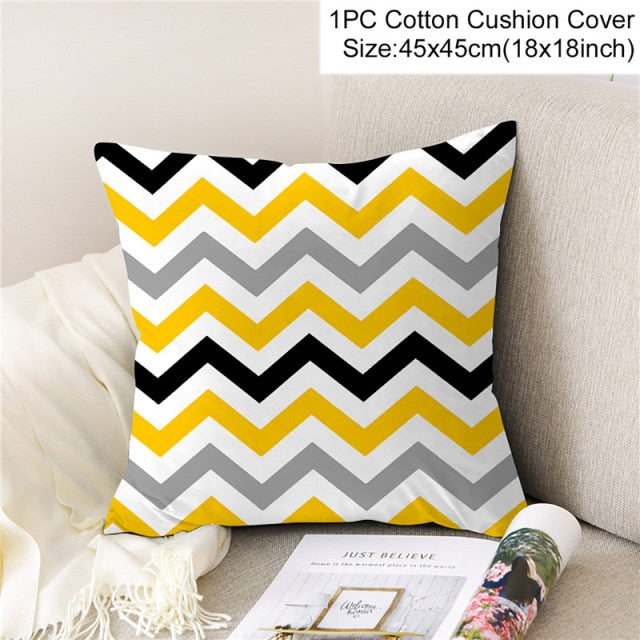 Yellow Themed Decorative Pillow Covers freeshipping - khollect