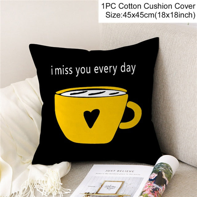 Yellow Themed Decorative Pillow Covers freeshipping - khollect
