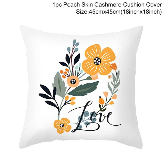Yellow Themed Decorative Pillow Covers freeshipping - khollect