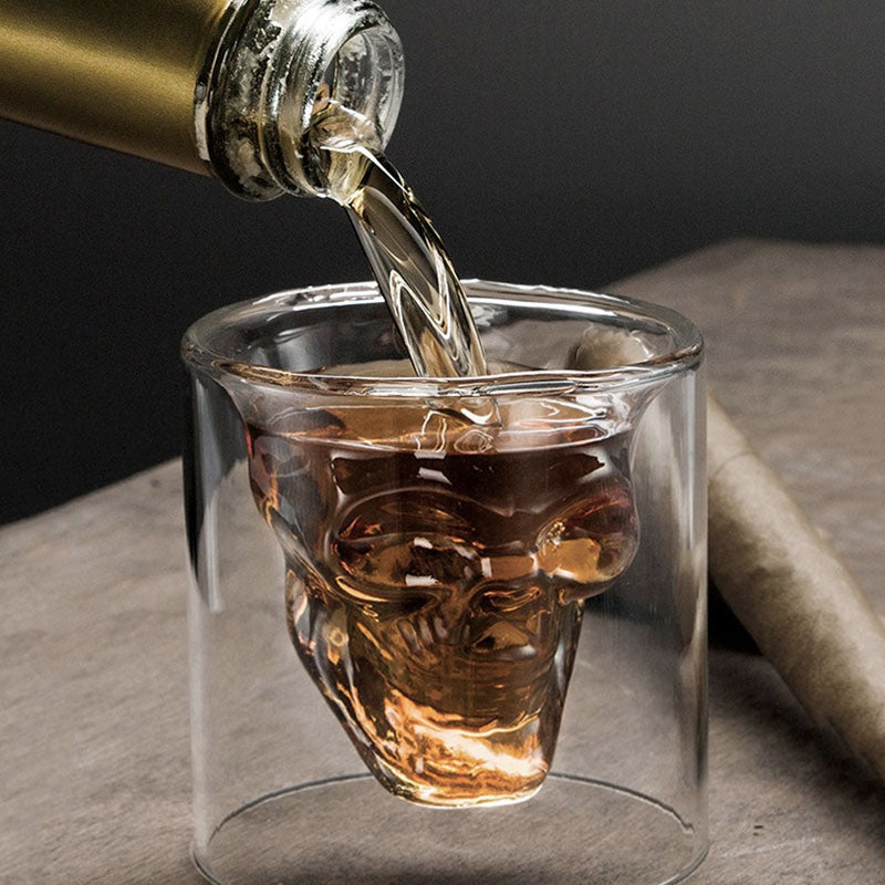 Hollow Double-Layer Whiskey Glass freeshipping - khollect