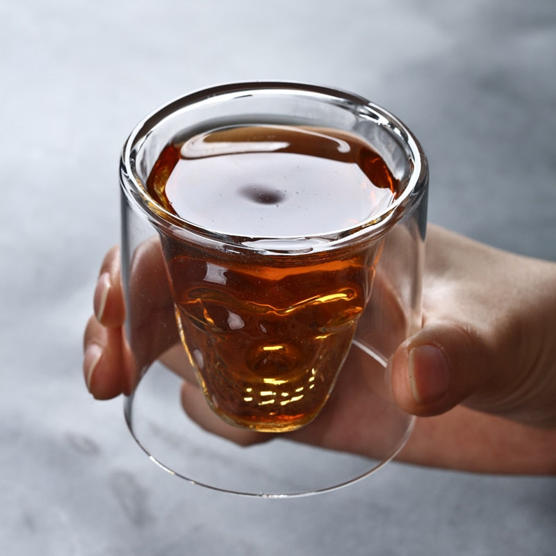 Hollow Double-Layer Whiskey Glass freeshipping - khollect