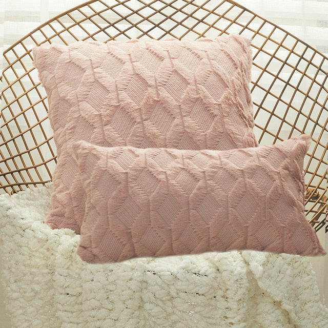 Embossed Decorative Pillow Cover freeshipping - khollect