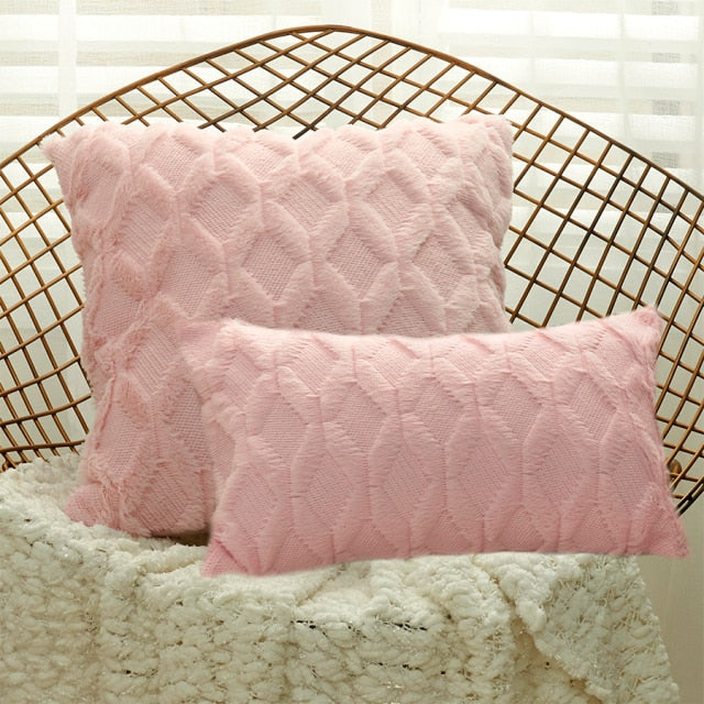 Embossed Decorative Pillow Cover freeshipping - khollect