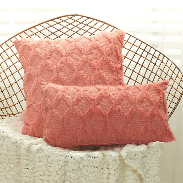 Embossed Decorative Pillow Cover freeshipping - khollect