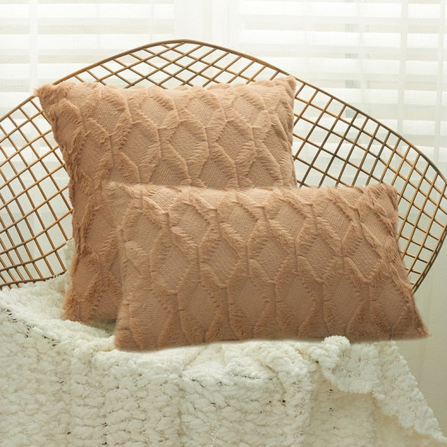 Embossed Decorative Pillow Cover freeshipping - khollect