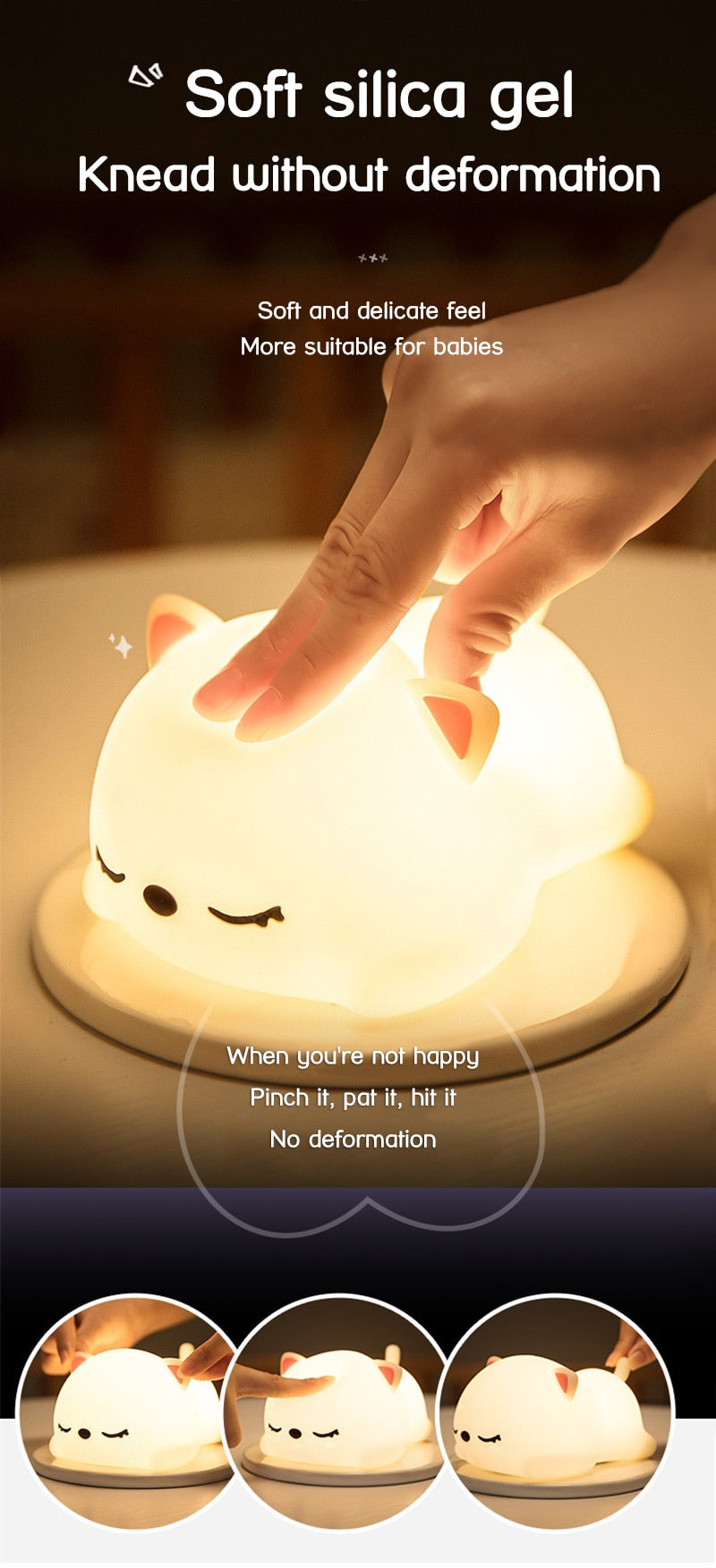 Gel Baby Sleeping Night Lamp freeshipping - khollect