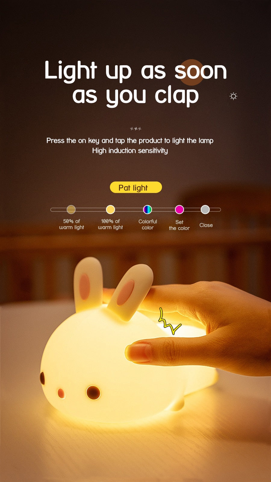 Gel Baby Sleeping Night Lamp freeshipping - khollect
